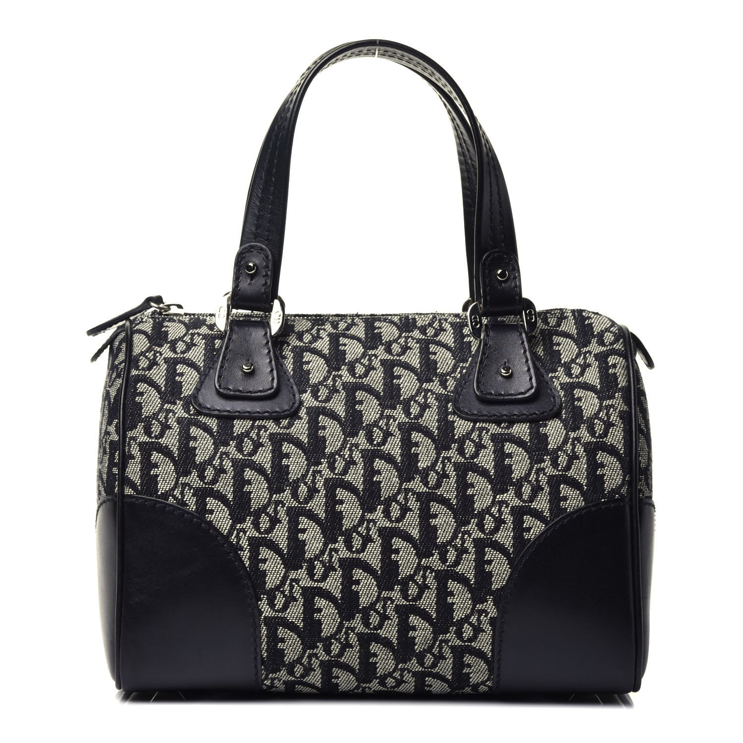 Christian Dior Monogram Boston Black 1 of 9