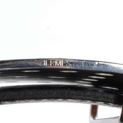 Hermes Box Togo Reversible Belt Mirage Silver Buckle 85 Black 6 of 6