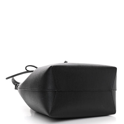 Mansur Gavriel Calfskin Mini Bucket Bag Black Flamma 4 of 14