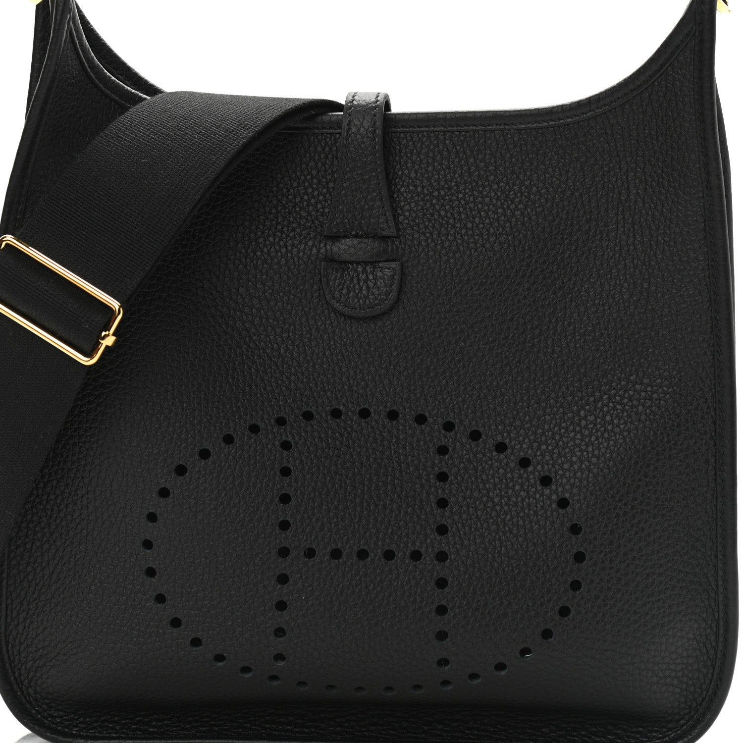 Hermes Taurillon Clemence Evelyne III PM Black 8 of 10