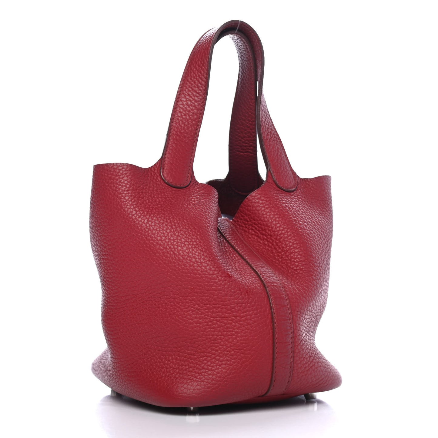 Taurillon Clemence Picotin Lock 18 PM Rubis
