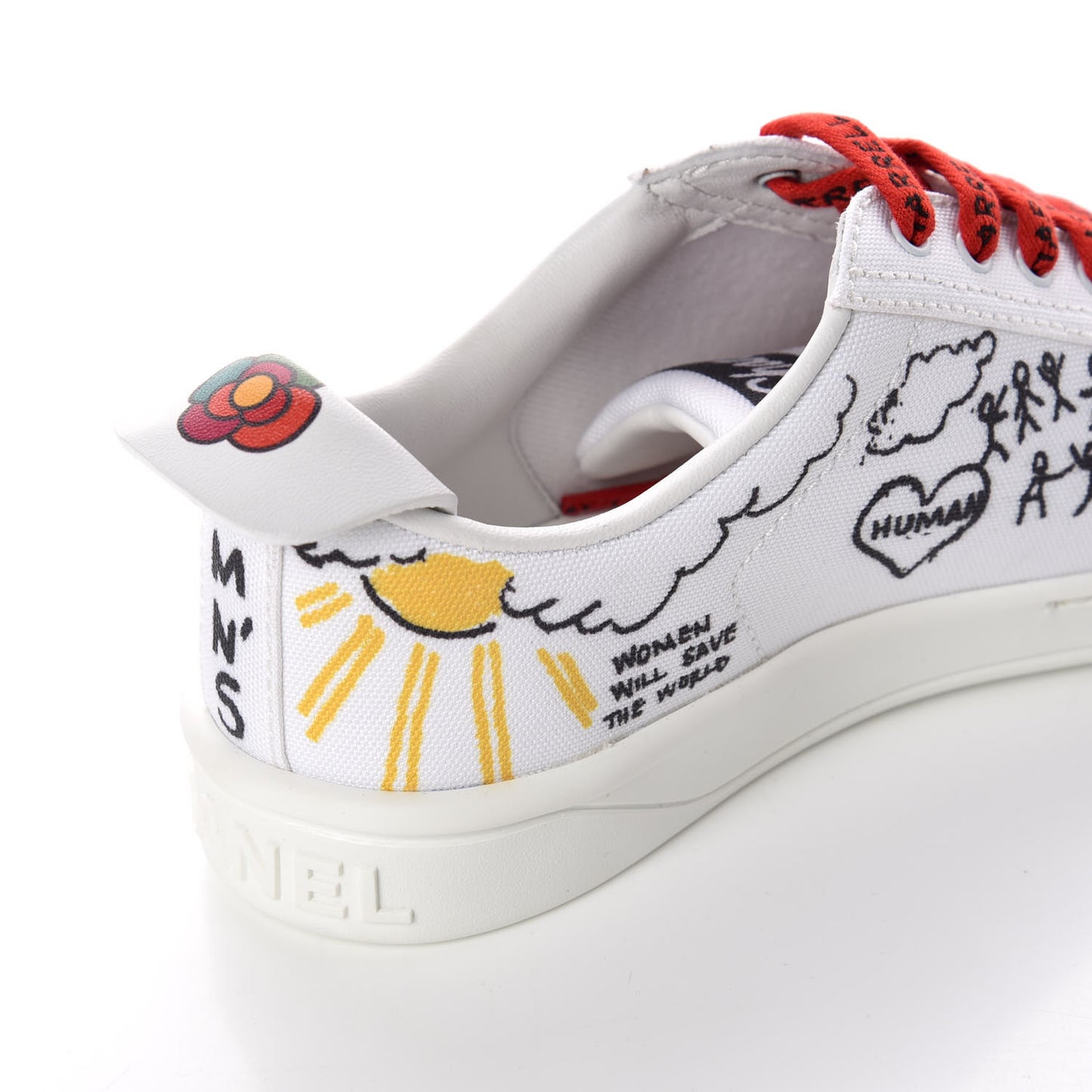 x Pharrell Williams Canvas Womens Sneakers 35 White