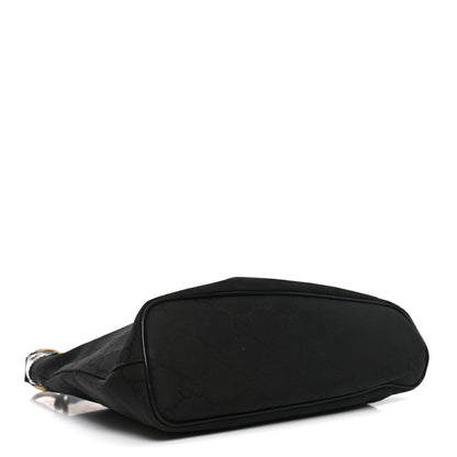 Gucci Nylon Monogram Small Hobo Black 4 of 10