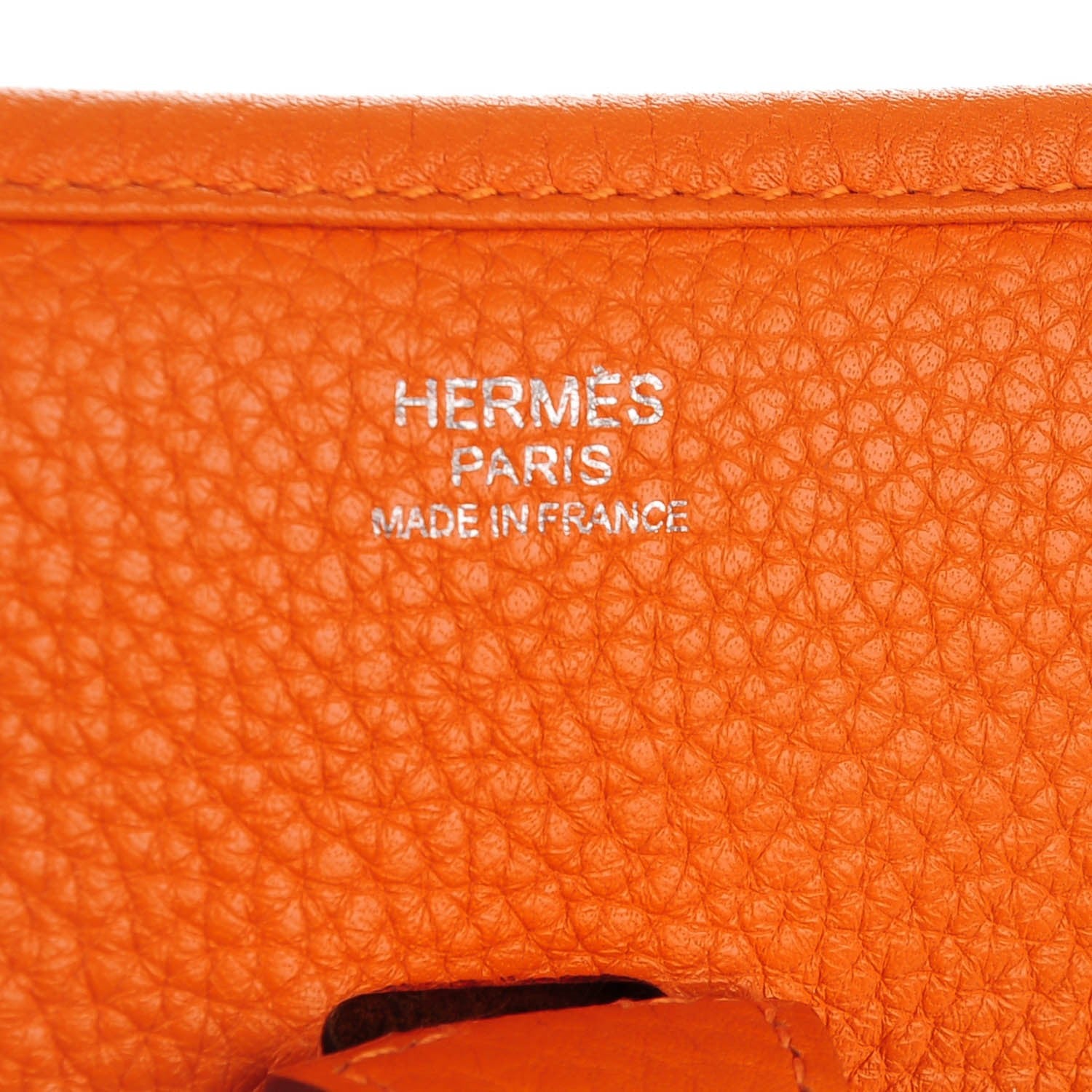 Hermes Taurillon Clemence Evelyne III PM Orange 6 of 7