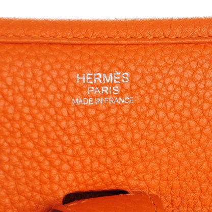 Hermes Taurillon Clemence Evelyne III PM Orange 6 of 7