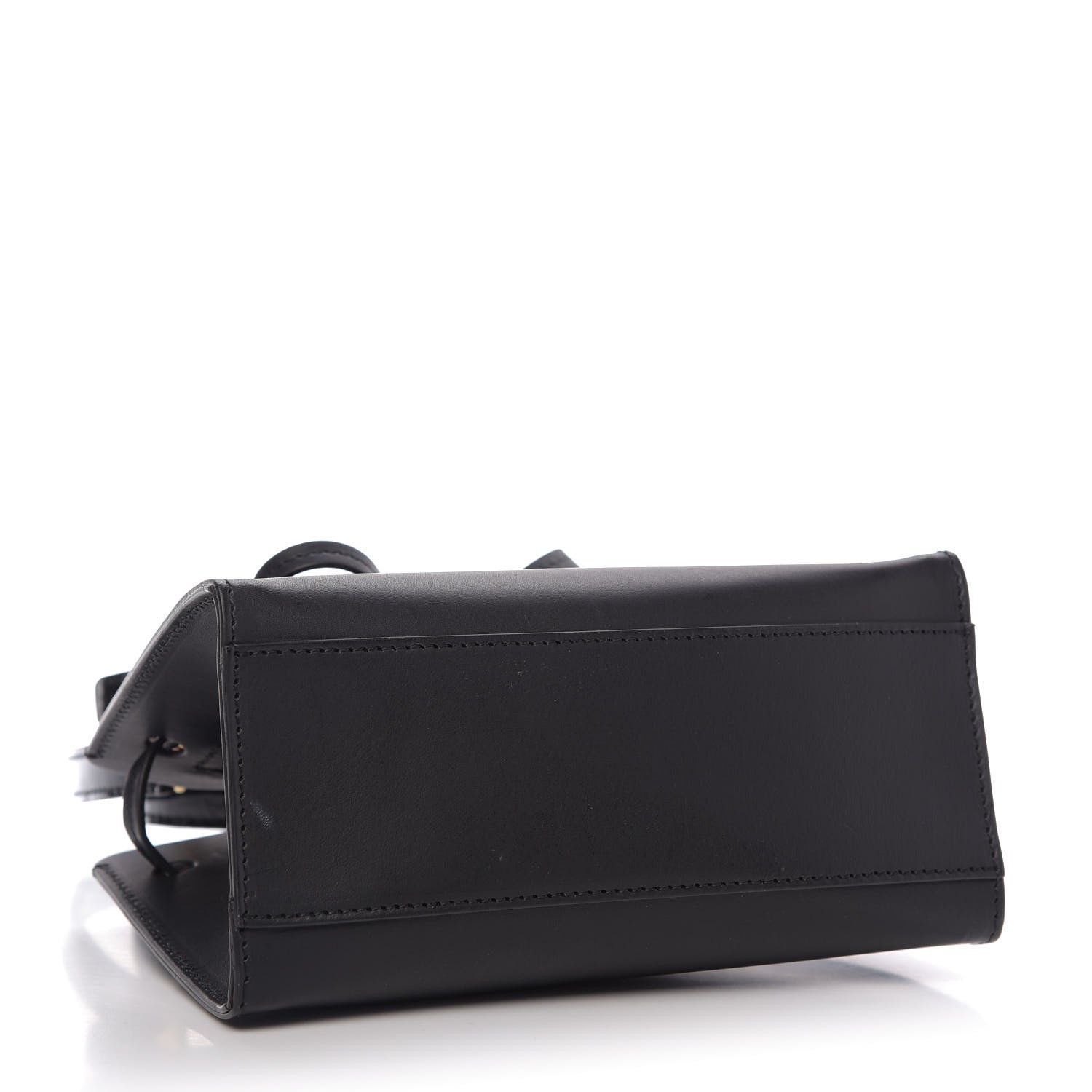 Mansur Gavriel Vegetable Tanned Calfskin Mini Mini Sun Bag Black Flamma 4 of 8