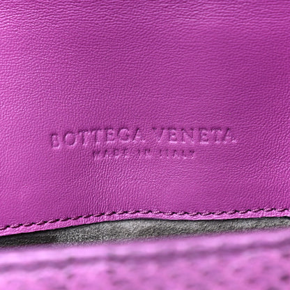 Bottega Veneta Python Nappa Intrecciato Rialto Shoulder Bag Purple 8 of 15