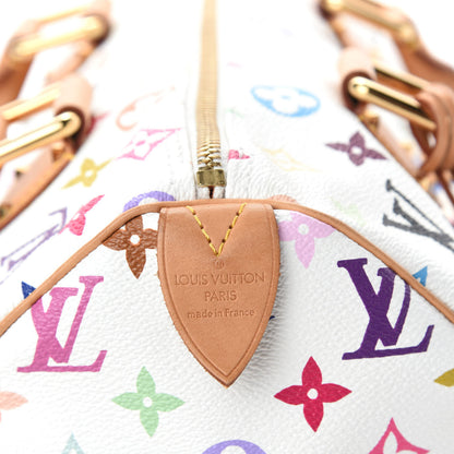 Louis Vuitton Monogram Multicolor Speedy 30 White 8 of 10