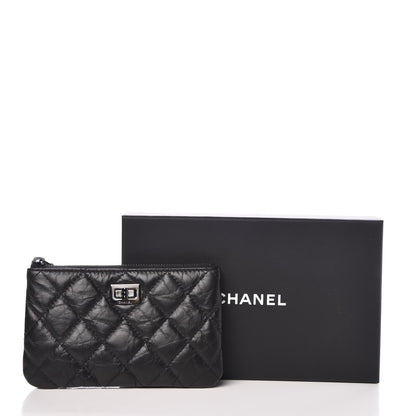 Chanel Aged Calfskin Quilted Small Reissue Cosmetic Case So Black 8 of 8
