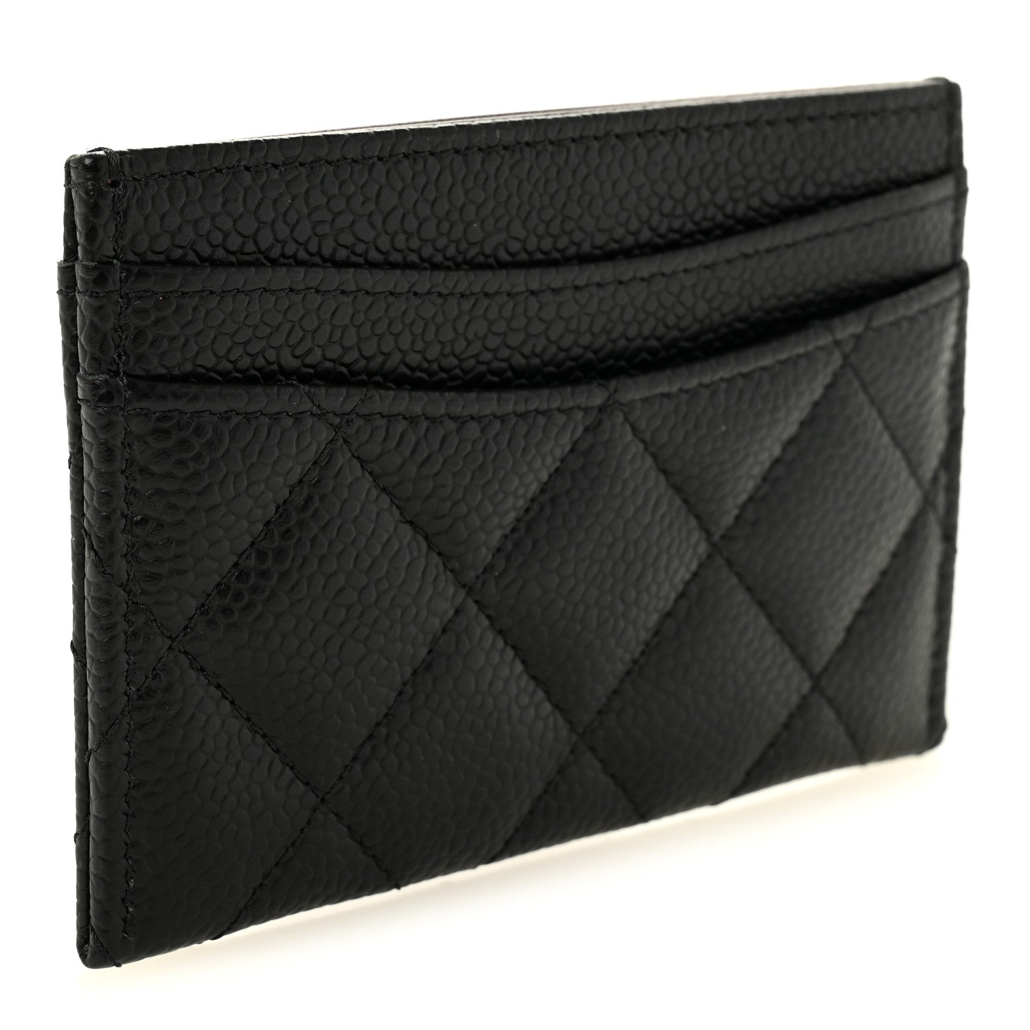 Chanel Caviar Quilted Card Holder Black 3 of 9