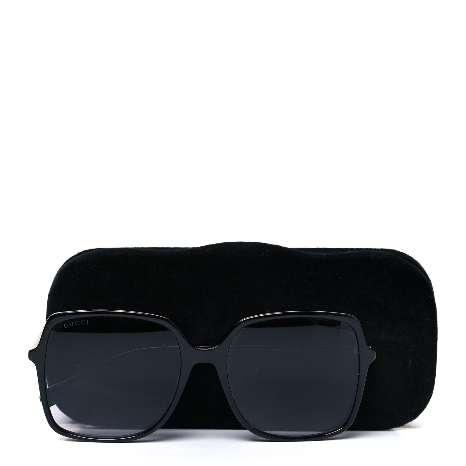 Gucci Oversized Square GG0544S Sunglasses Black 7 of 7