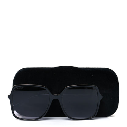 Gucci Oversized Square GG0544S Sunglasses Black 7 of 7