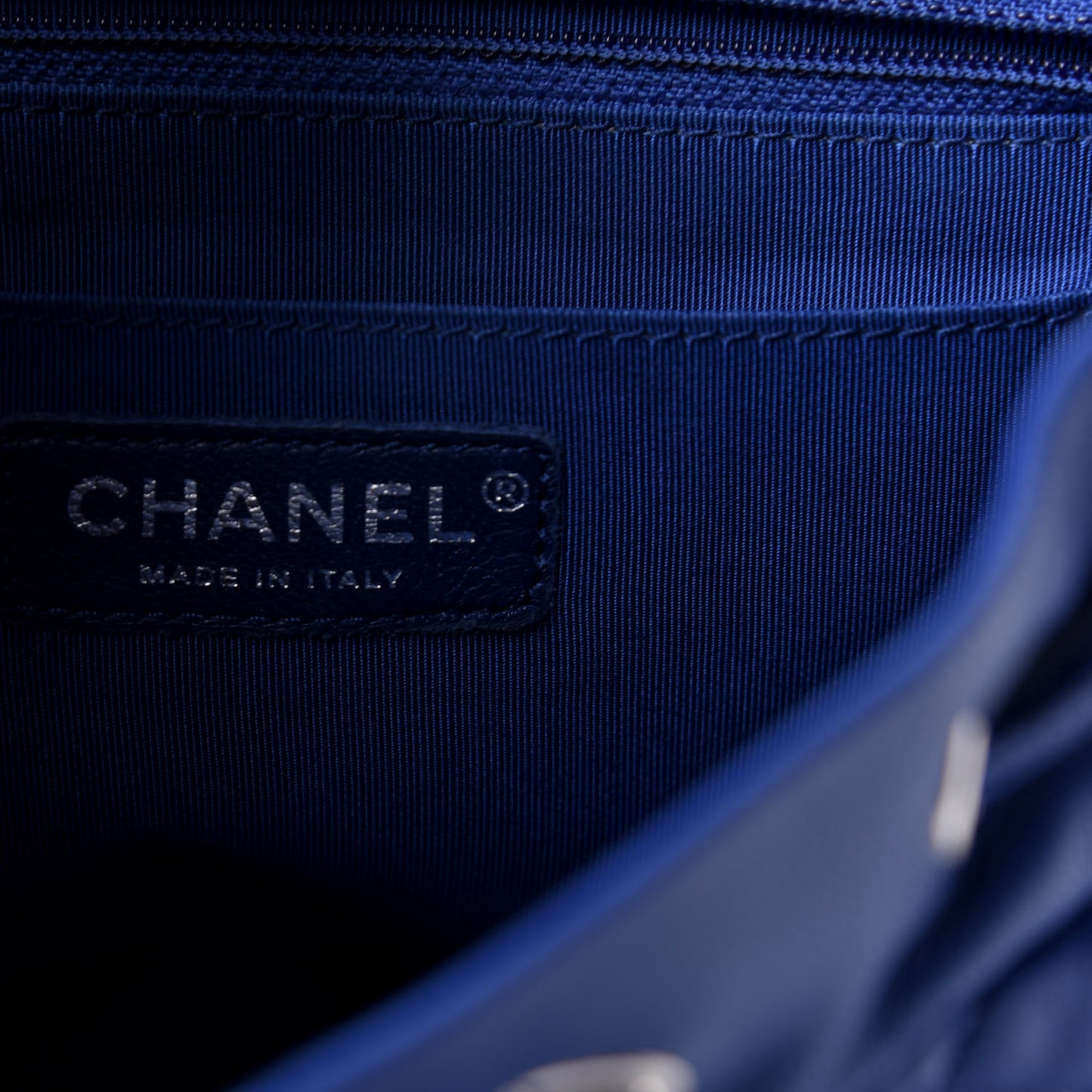 Lambskin Quilted Large Urban Spirit Backpack Blue