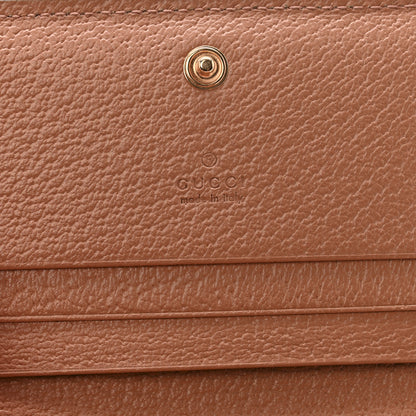 Gucci Monogram Textured Dollar Calfskin Card Case Cloche Rose Pink 6 of 10