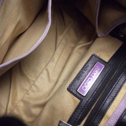 Jimmy Choo Leather Riki Black 7 of 9