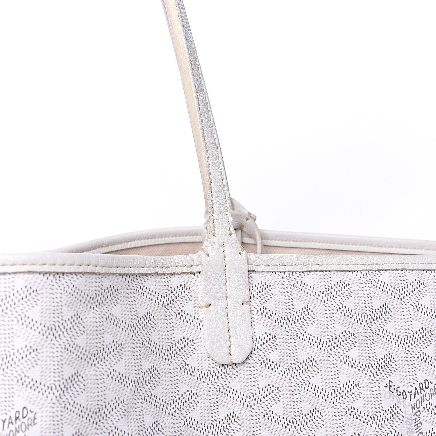 Goyard Goyardine Saint Louis GM White 10 of 16