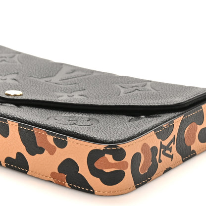 Louis Vuitton Empreinte Monogram Giant Wild At Heart Felicie Pochette Black 10 of 10