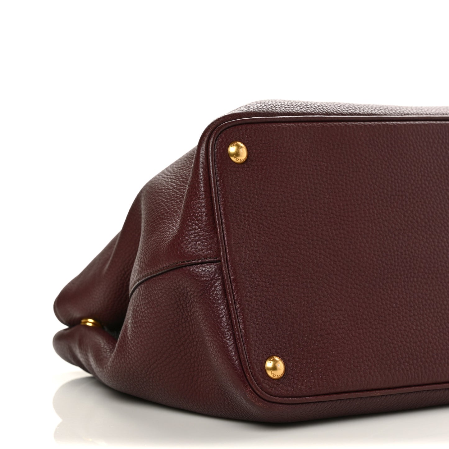 Vitello Daino Tote Granato