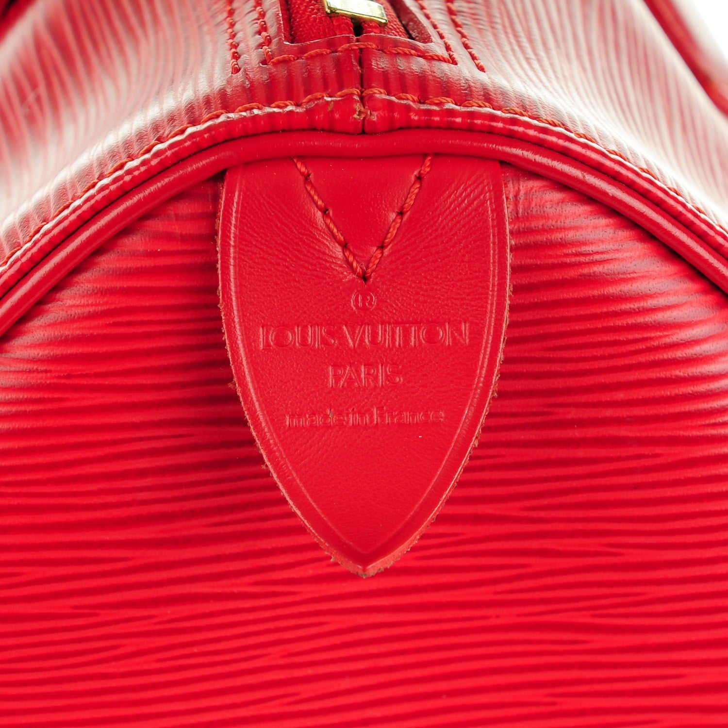 Louis Vuitton Epi Speedy 25 Castillan Red 6 of 11
