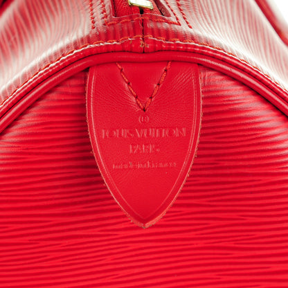 Louis Vuitton Epi Speedy 25 Castillan Red 6 of 11