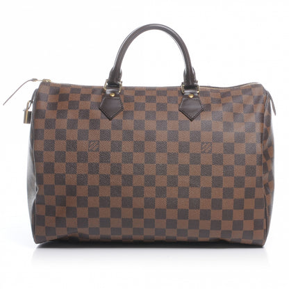 Louis Vuitton Damier Ebene Speedy 35 1 of 7