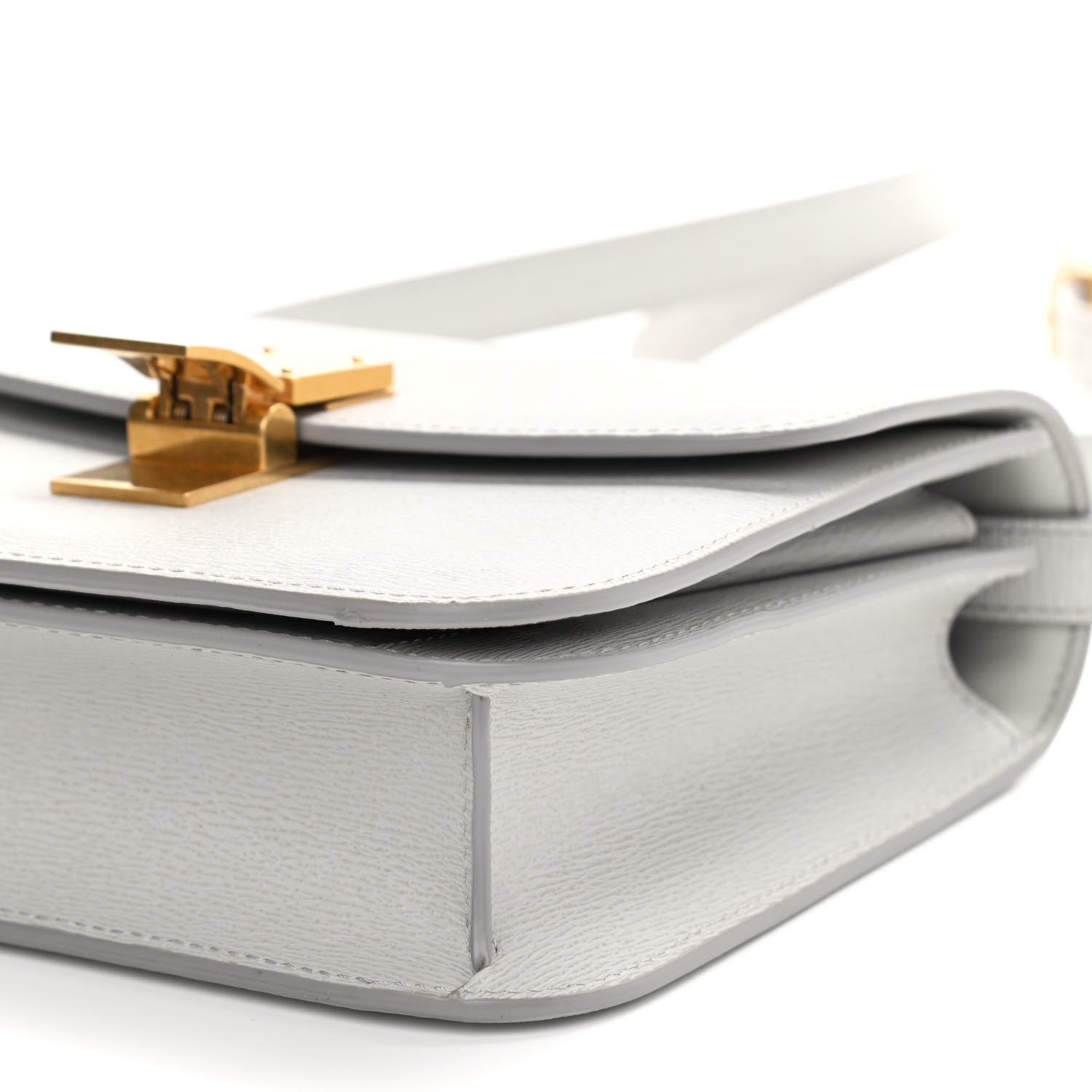 Celine Liege Calfskin Teen Classic Box Flap Bag Pale Grey 10 of 10