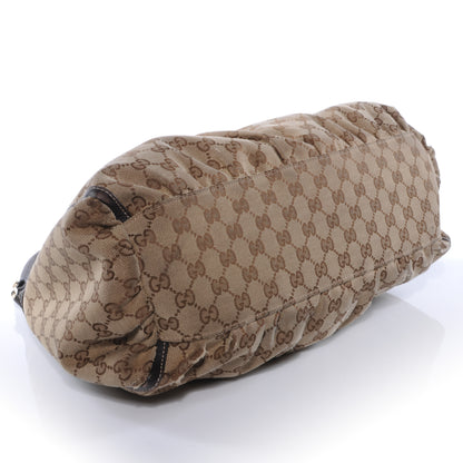 Gucci Monogram Large D Gold Hobo Ebony 4 of 7