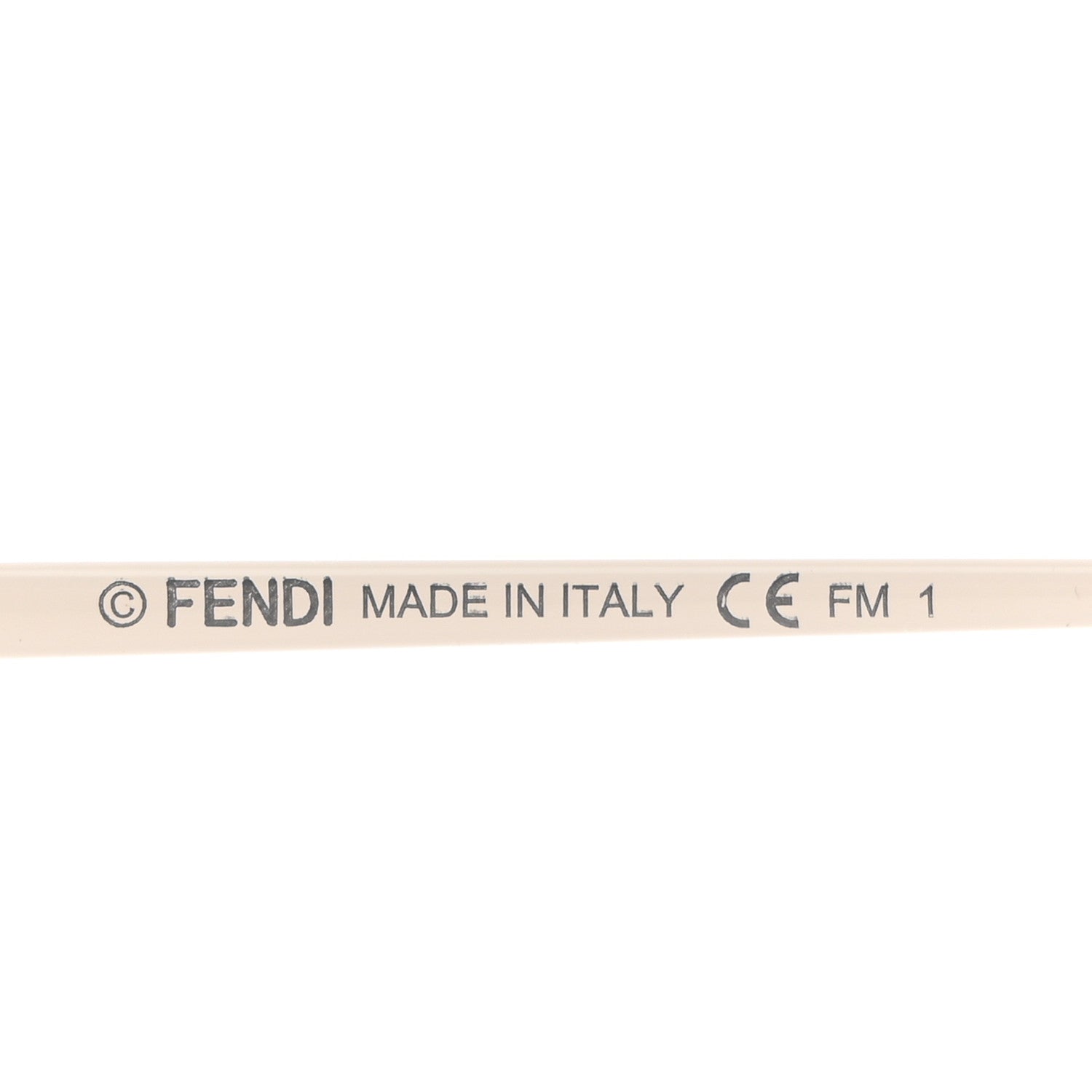 Fendi Metal F is Fendi Printed Run Away Round Frame Sunglasses FF 0343/S White 6 of 8