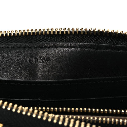Chloe Grained Calfskin Marcie Long Zip Around Wallet Black 6 of 9