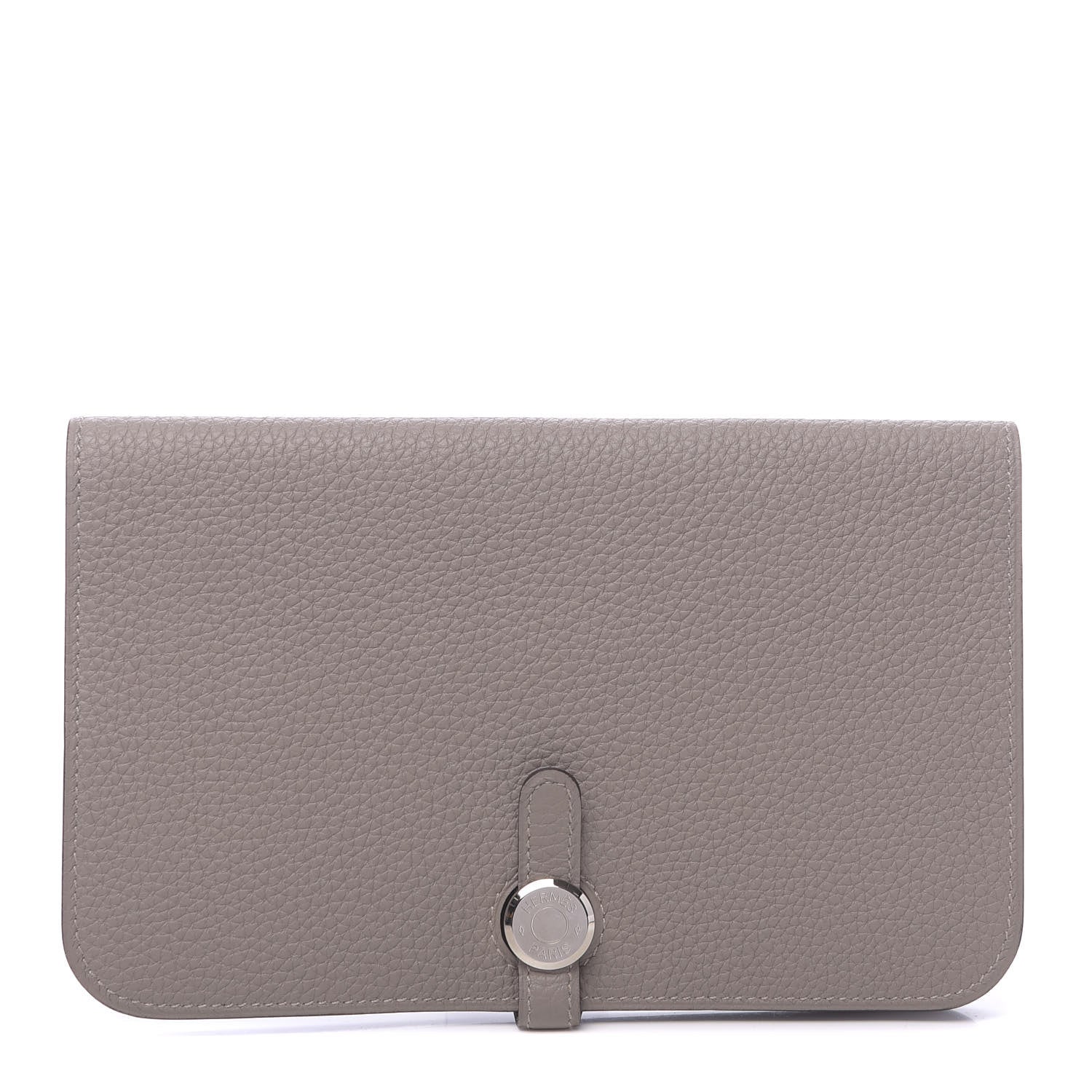 Hermes Togo Dogon Duo Wallet Gris Asphalte 1 of 10