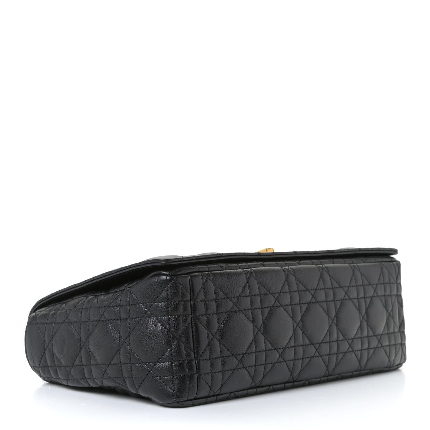 Christian Dior Lambskin Cannage Large Caro Bag Black 4 of 12