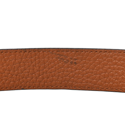 Louis Vuitton Taurillon Calfskin 30mm LV Initiales Reversible Belt 80 32 Black 6 of 6