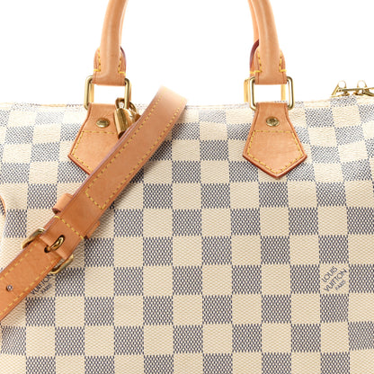 Louis Vuitton Damier Azur Speedy Bandouliere 25 8 of 10