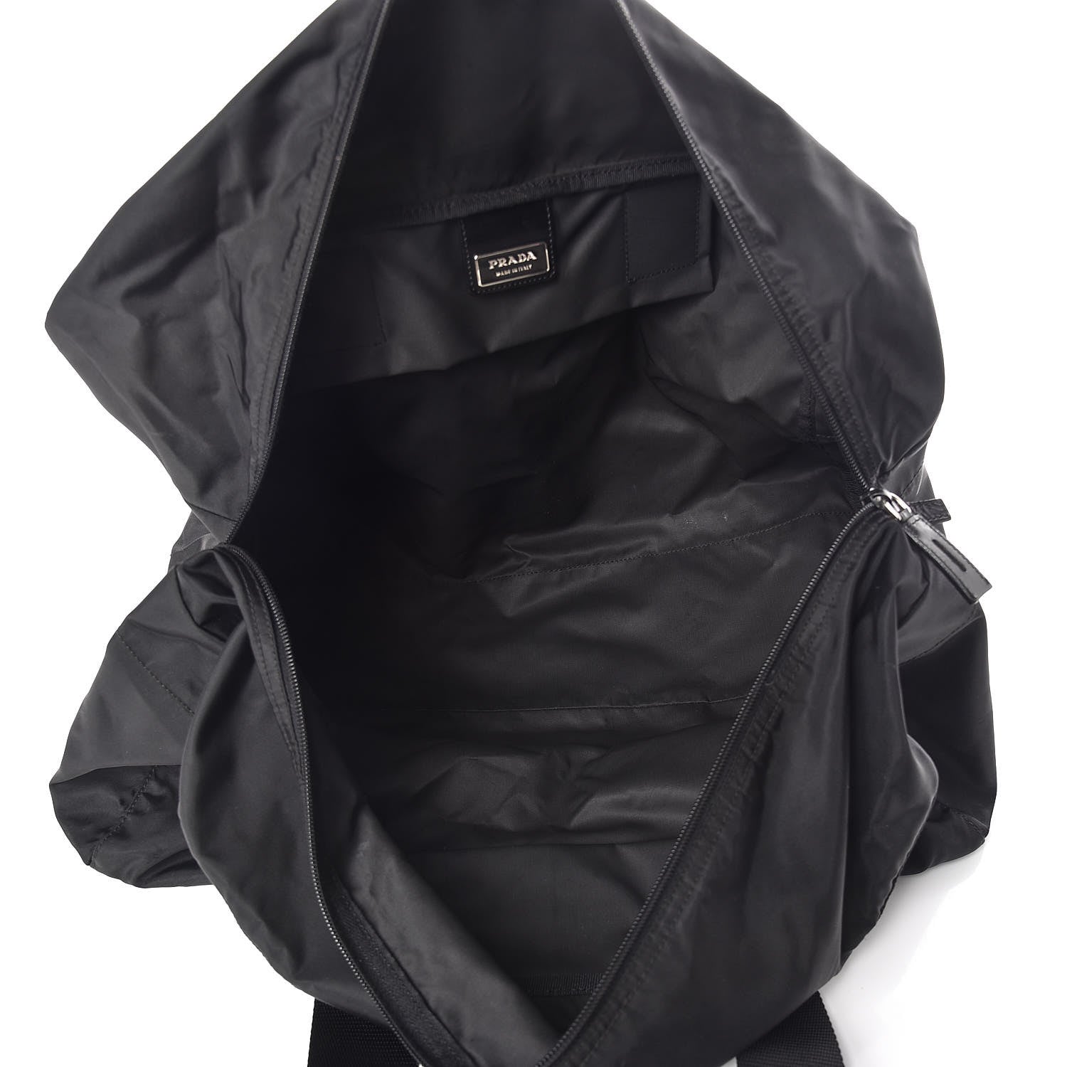 Prada Tessuto Nylon Weekender Black 5 of 13