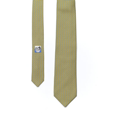 Hermes Silk Skate Park Neck Tie Jaune Azur Ciel 1 of 5