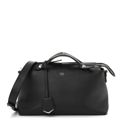 Fendi Vitello Dolce Medium By The Way Boston Bag Black 1 of 11