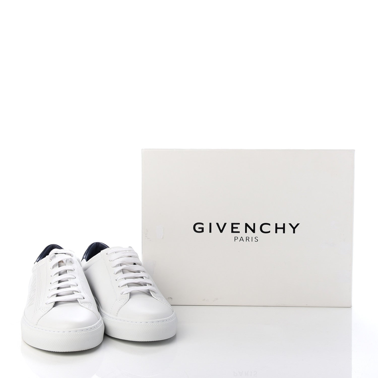 Givenchy Calfskin Perforated Urban Street Sneakers 39 White 10 of 10