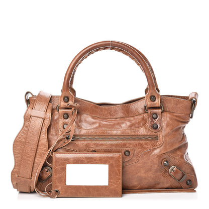 Balenciaga Chevre First Cognac 1 of 11