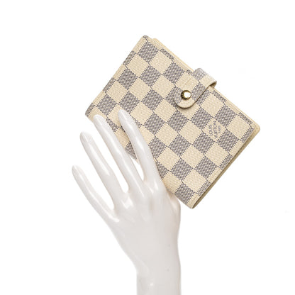 Louis Vuitton Damier Azur Small Ring Agenda Cover 2 of 6