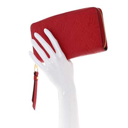 Louis Vuitton Empreinte Zippy Wallet Cherry 2 of 7