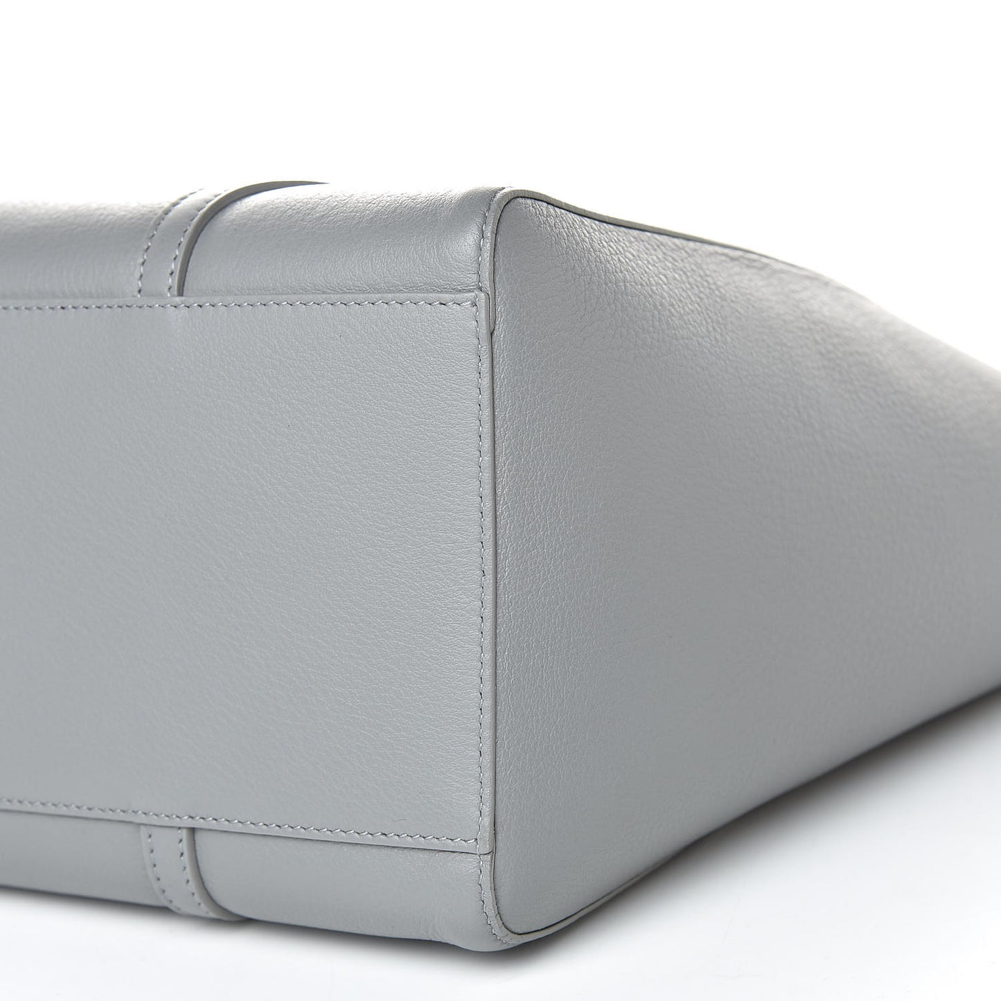 Smooth Calfskin Logo Double Sided Small Everyday Tote Balenciaga Grey Black