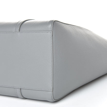 Balenciaga Smooth Calfskin Logo Double Sided Small Everyday Tote Balenciaga Grey Black 8 of 9