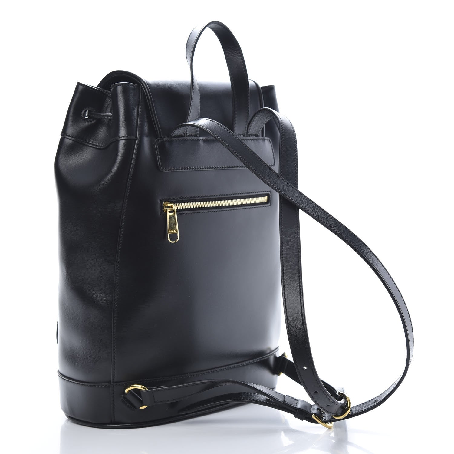 Gucci Boarded Plutone Calfskin Horsebit 1955 Single Buckle Backpack Black 2 of 10