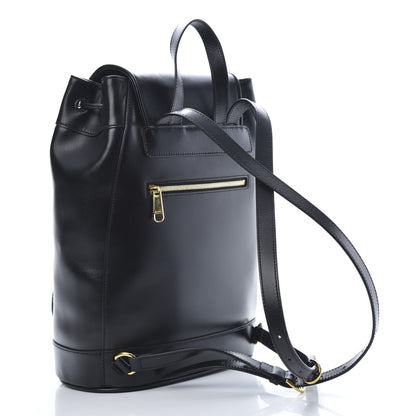 Gucci Boarded Plutone Calfskin Horsebit 1955 Single Buckle Backpack Black 2 of 10