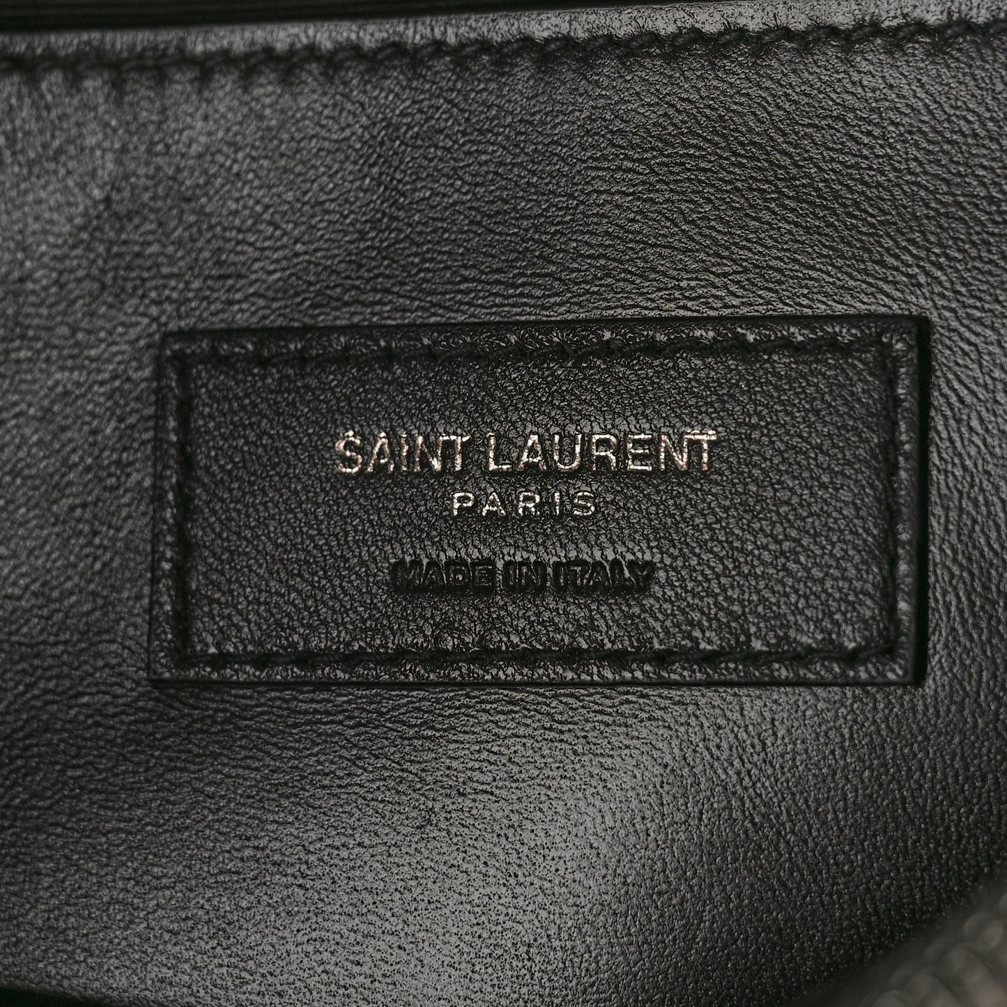 Calfskin Crocodile Embossed Medium West Hollywood Monogram Fold-Over Grey