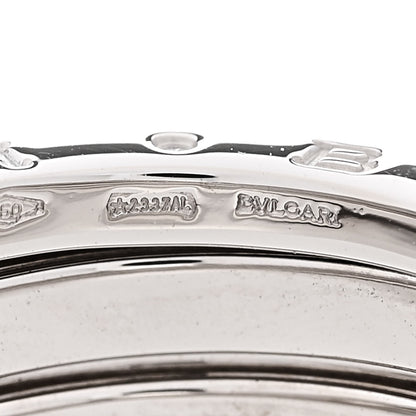 Bulgari 18K White Gold B.Zero1 Two-Band Ring 49 4.75 4 of 6