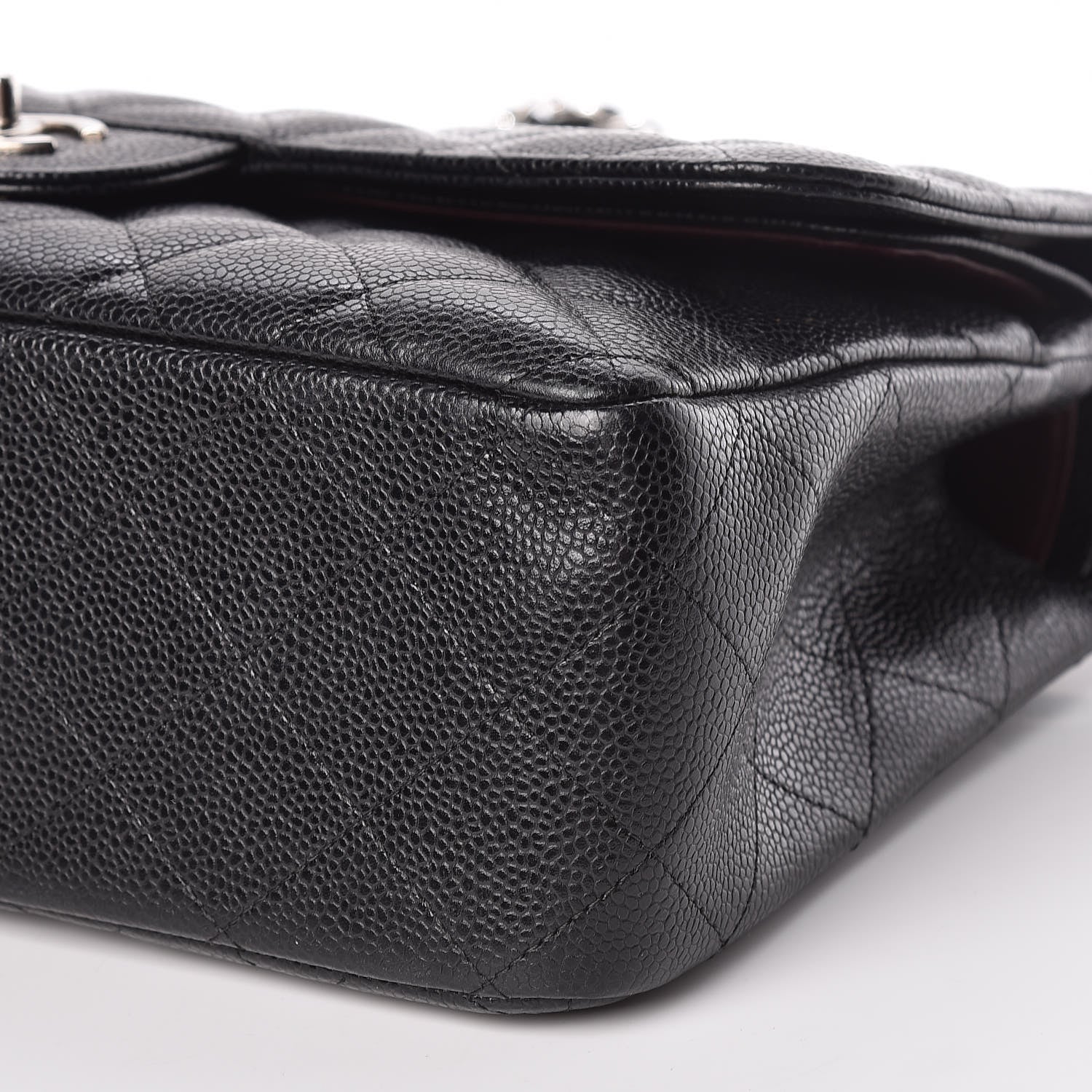 Chanel Caviar Quilted Jumbo Double Flap Black 12 of 12