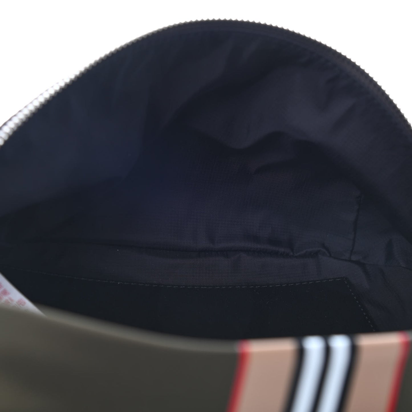 Nylon Icon Stripe Medium Sonny Bum Bag Dark Olive Green