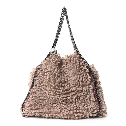Stella McCartney Wool Fur Small Falabella Tote Pink 1 of 9