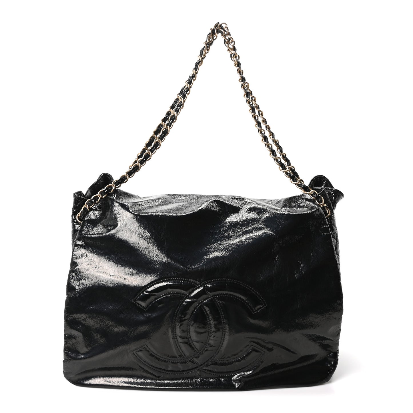 Vinyl XXL Rock and Chain Flap Black